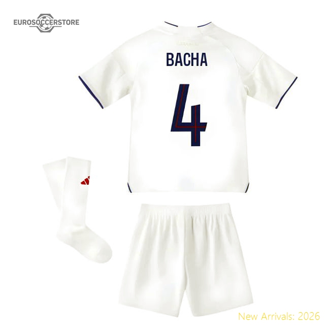 2025-2026 Olympique Lyon Home Mini Kit (Bacha 4)-Football Jersey Hub