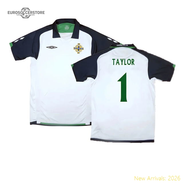 Northern Ireland 2009-10 Away Shirt ((Very Good) XL) (Taylor 1)-Football Jersey Hub
