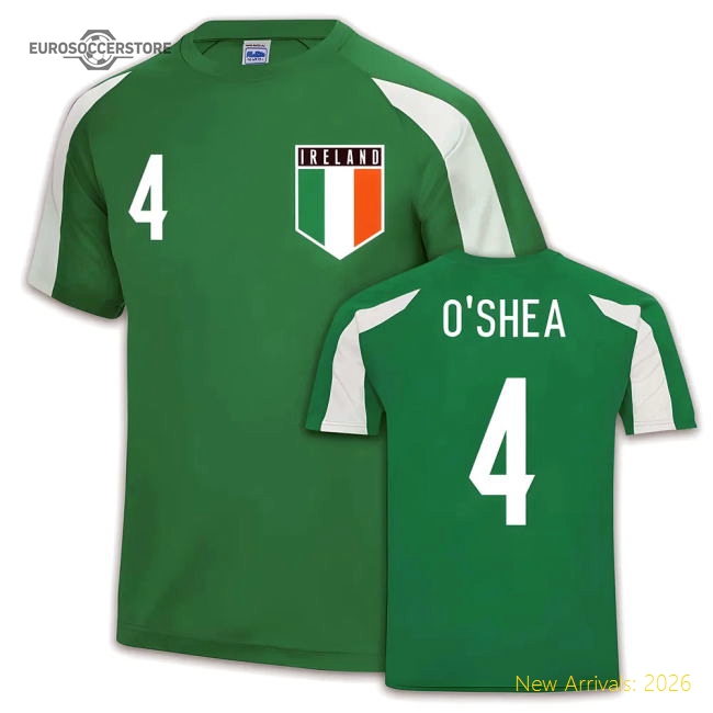 Ireland Sports Training Jersey (John O\'shea 4)-Football Jersey Hub