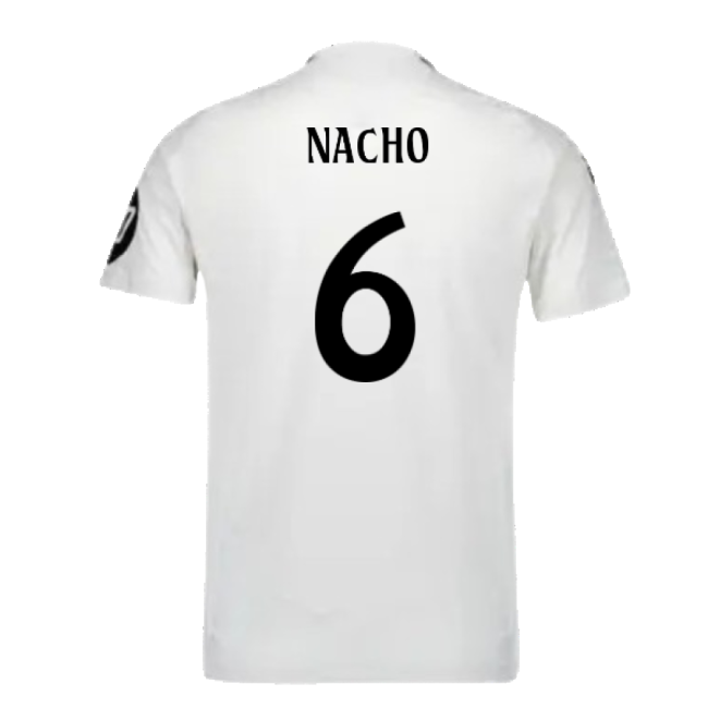 2024-2025 Real Madrid Authentic Home Shirt (Nacho 6)-Football Jersey Hub