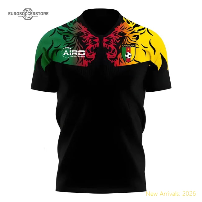 Cameroon 2025-2026 Third Concept Football Kit (Airo)-Football Jersey Hub
