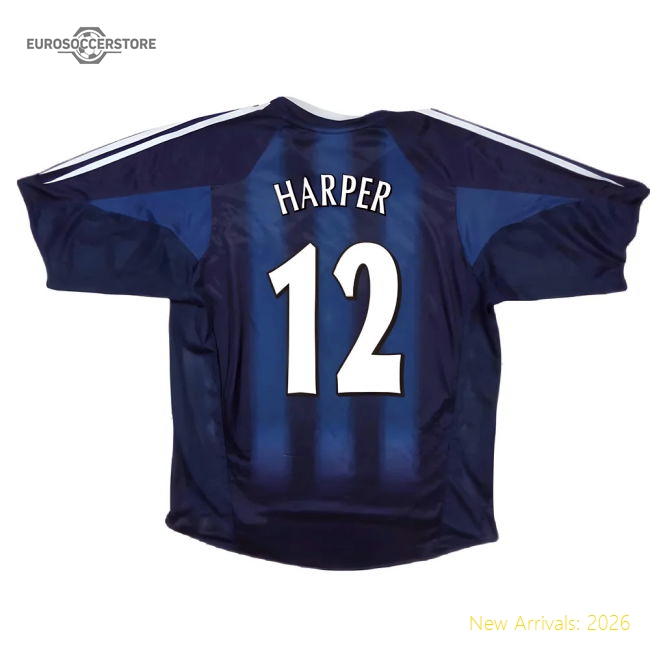 Newcastle United 2004-05 Away Shirt ((Excellent) S) (Harper 12)-Football Jersey Hub