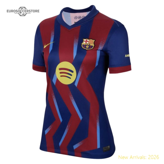 2025-2026 Barcelona Fourth Shirt - Womens (Cruyff 9)-Football Jersey Hub
