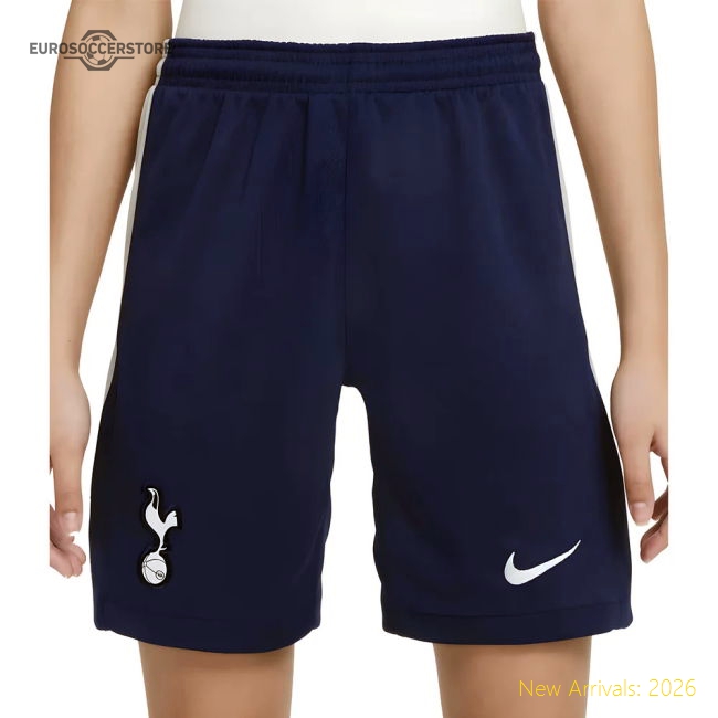 2025-2026 Tottenham Home Shorts (Navy) - Kids-Football Jersey Hub