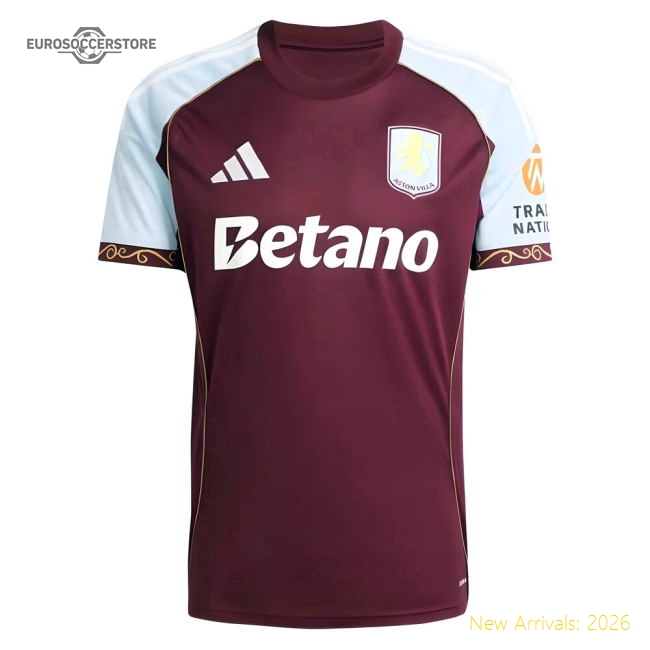 2025-2026 Aston Villa Home Shirt (Malen 17)-Football Jersey Hub