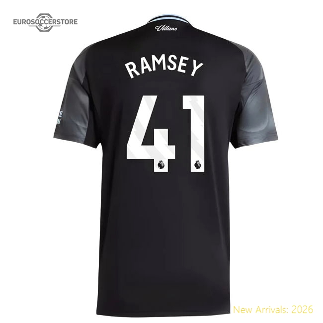 2025-2026 Aston Villa Away Shirt (Ramsey 41)-Football Jersey Hub