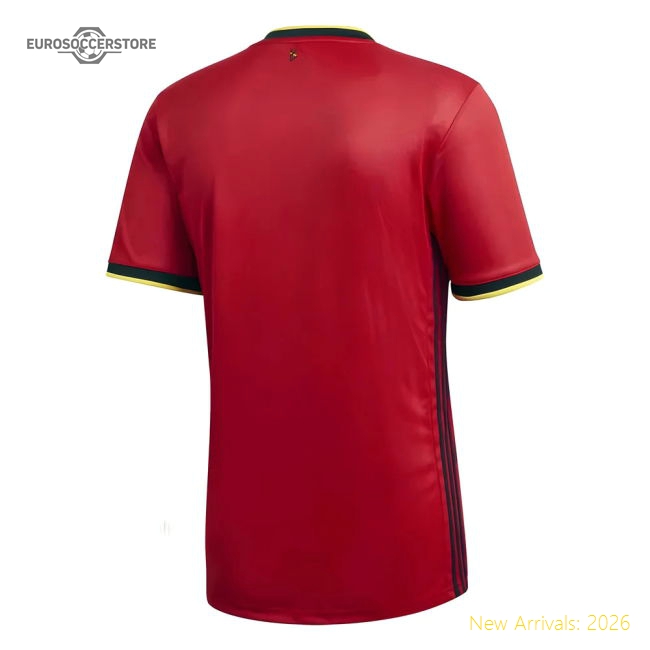 2020-2021 Belgium Home Adidas Football Shirt (E HAZARD 10)-Football Jersey Hub