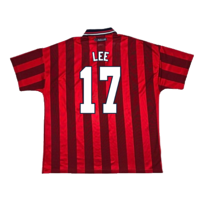 England 1997-99 Away Shirt (Good) (LEE 17)-Football Jersey Hub