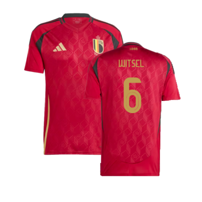 2024-2025 Belgium Home Shirt (Witsel 6)-Football Jersey Hub