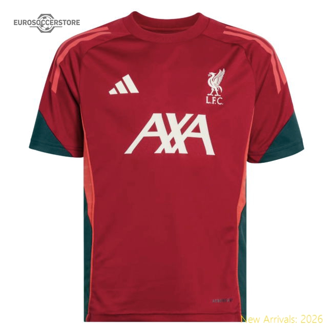2025-2026 Liverpool Training Jersey (Strawberry Red) - Kids-Football Jersey Hub