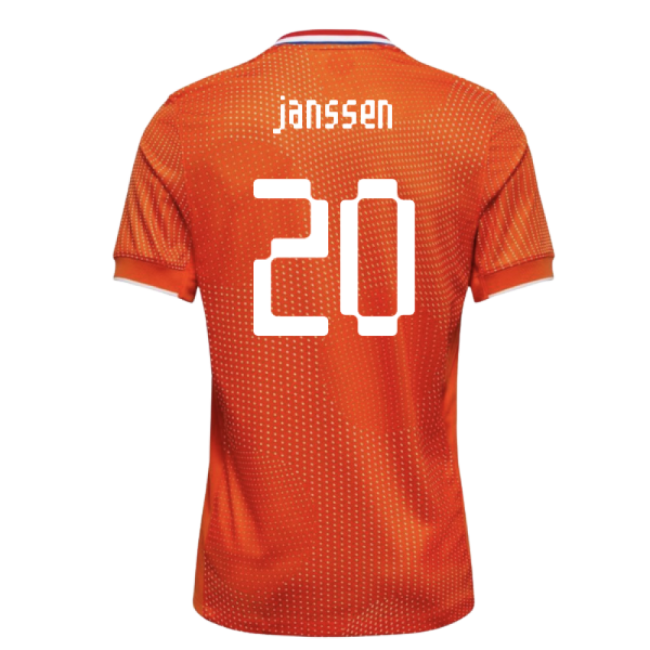 2025-2026 Netherlands Womens Team Shirt (Kids) (Janssen 20)-Football Jersey Hub