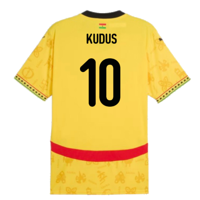 2024-2025 Ghana Away Shirt (Kudus 10)-Football Jersey Hub
