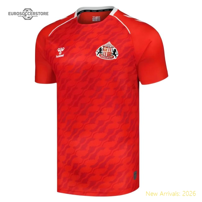 2024-2025 Sunderland Home Pre-Match Shirt (Red)-Football Jersey Hub