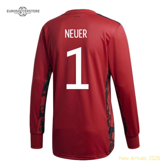 2020-2021 Germany Home Adidas Goalkeeper Shirt (Neuer 1)-Football Jersey Hub