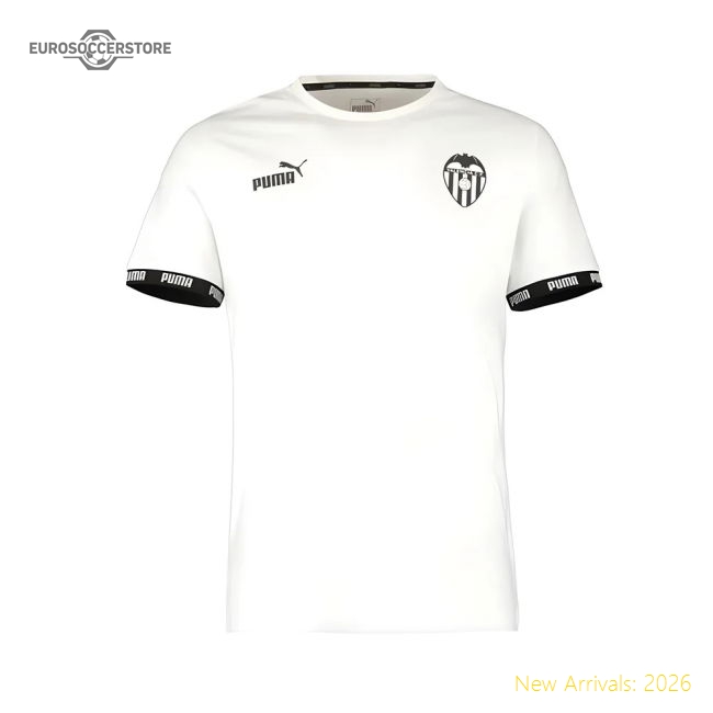 2019-2020 Valencia Puma Football Culture Tee (White)-Football Jersey Hub
