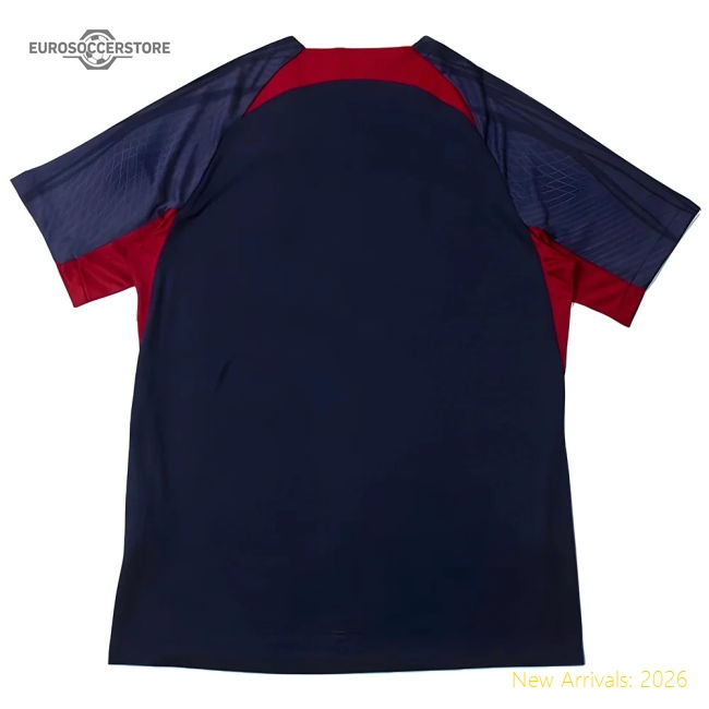 2023-2024 PSG Dri-Fit Strike Training Shirt (Navy) (O Dembele 10)-Football Jersey Hub