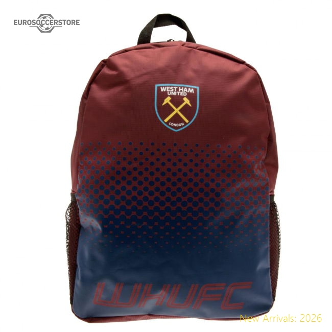 West Ham United FC Fade Backpack-Football Jersey Hub