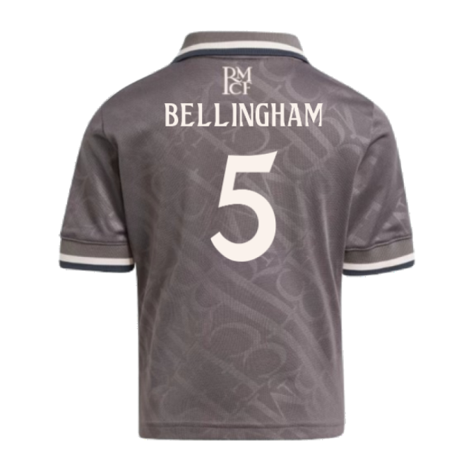 2024-2025 Real Madrid Third Mini Kit (Bellingham 5)-Football Jersey Hub