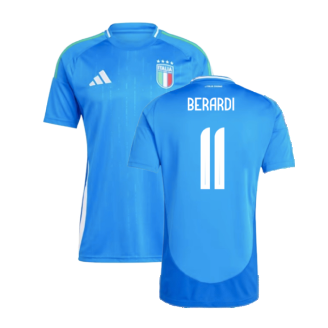 2024-2025 Italy Home Shirt (BERARDI 11)-Football Jersey Hub