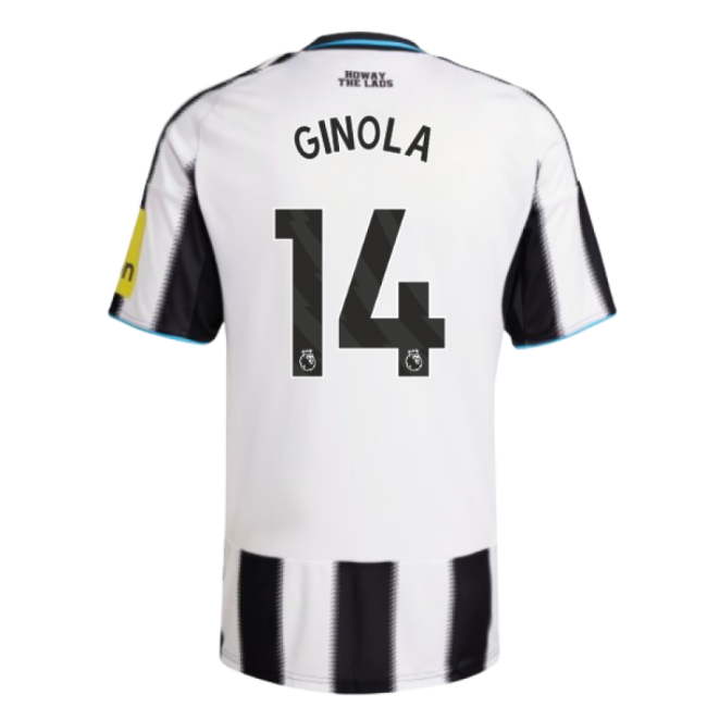 2025-2026 Newcastle Home Shirt (Ginola 14)-Football Jersey Hub