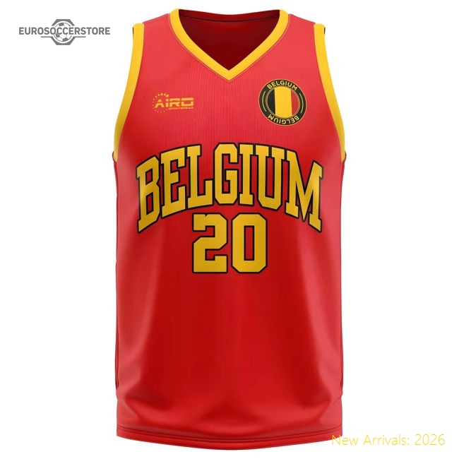 Belgium Home Concept Basketball Shirt - Baby-Football Jersey Hub