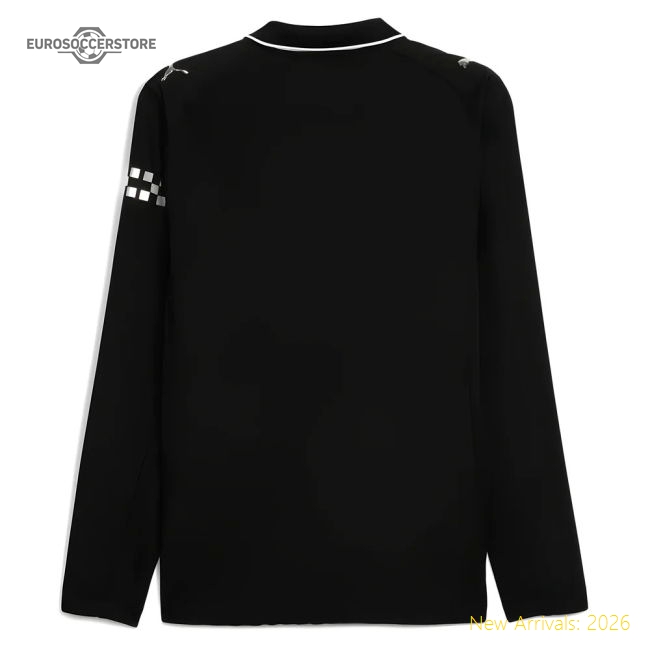 2025-2026 Man City Authentic Long Sleeve Away Shirt-Football Jersey Hub