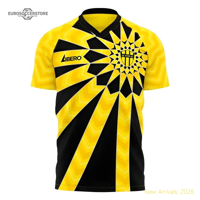 Al-Ittihad 2025-2026 Home Concept Football Kit (Libero) - Womens-Football Jersey Hub