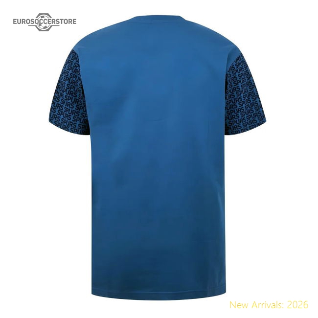 Tottenham Hotspur Graphic T-shirt (Blue)-Football Jersey Hub