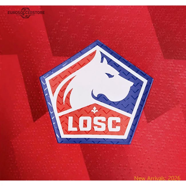 2025-2026 Lille Home Shirt-Football Jersey Hub