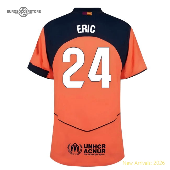 2025-2026 Barcelona Authentic Third Shirt (Eric 24)-Football Jersey Hub