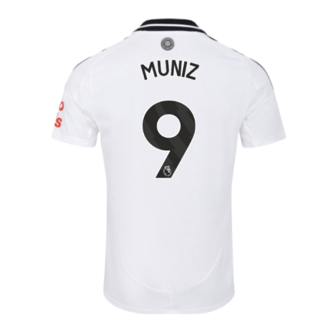 2024-2025 Fulham Home Shirt (Muniz 9)-Football Jersey Hub