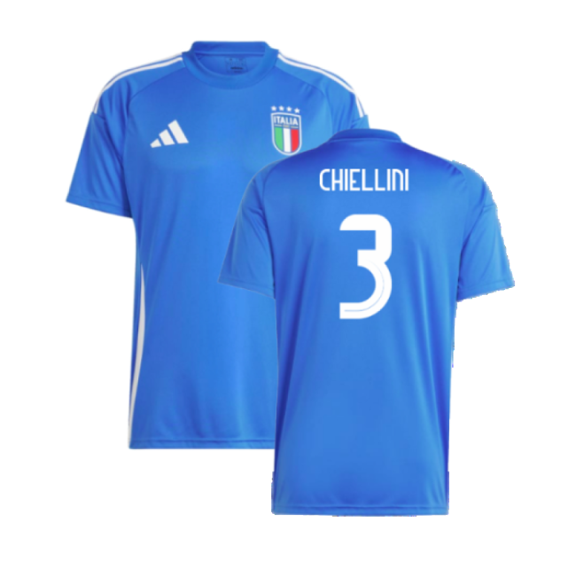 2024-2025 Italy Home Fan Jersey (CHIELLINI 3)-Football Jersey Hub