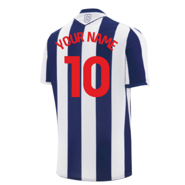 2025-2026 West Bromwich Albion WBA Home Shirt (Your Name)-Football Jersey Hub