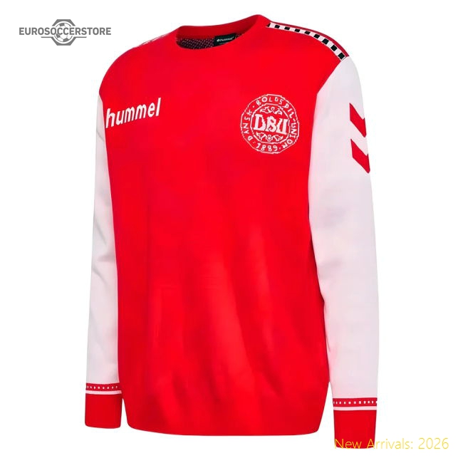 2024-2025 Denmark Fan 96 Christmas Jumper (Red)-Football Jersey Hub