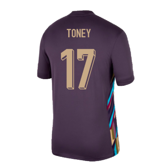 2024-2025 England Away Shirt (Toney 17)-Football Jersey Hub
