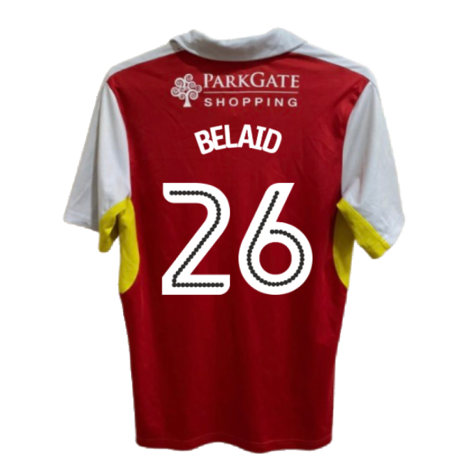 Rotherham 2016-17 Home Shirt ((Good) XL) (Belaid 26)-Football Jersey Hub