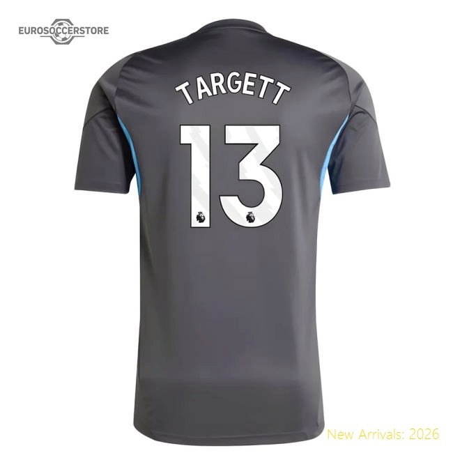 2025-2026 Newcastle Training Shirt (Grey) (Targett 13)-Football Jersey Hub
