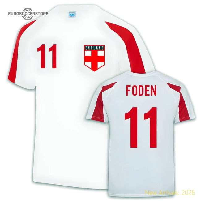 England Sports Jersey Training (Phil Foden)-Football Jersey Hub