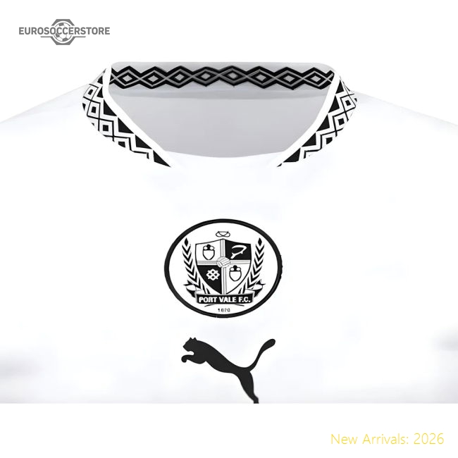 2024-2025 Port Vale Home Shirt-Football Jersey Hub