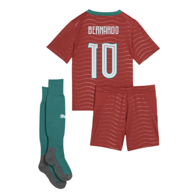 2026-2027 Portugal Home Mini Kit (Bernardo 10)-Football Jersey Hub