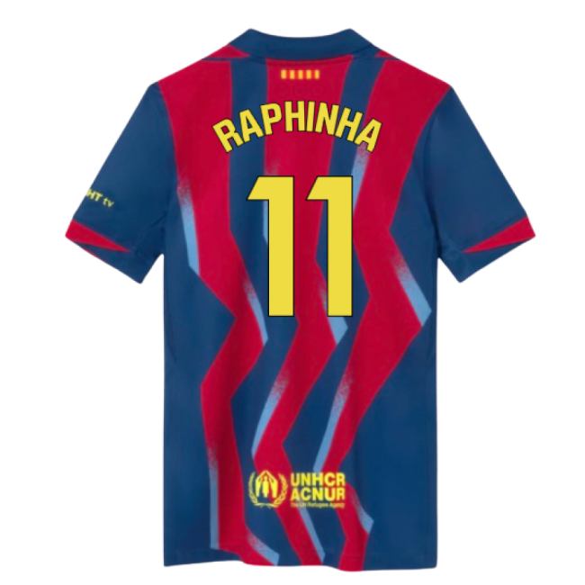 2025-2026 Barcelona Fourth Shirt (Kids) (Raphinha 11)-Football Jersey Hub