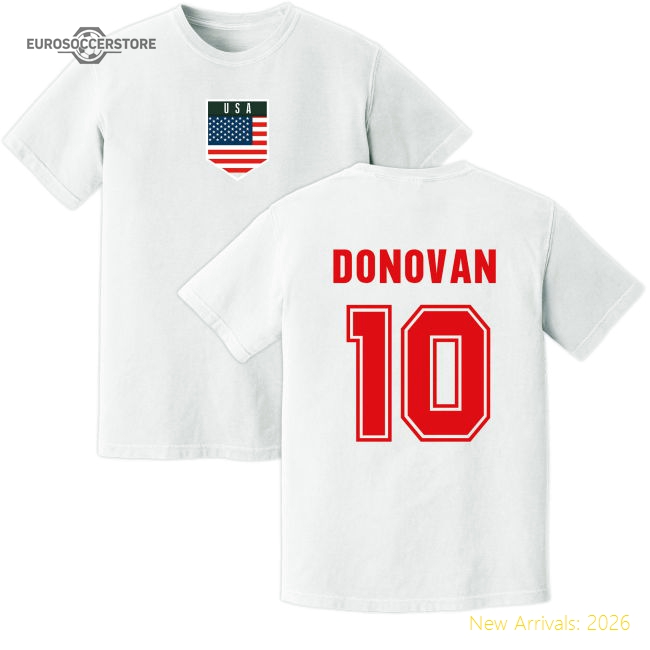 Donovan USA Training Jersey (White)-Football Jersey Hub