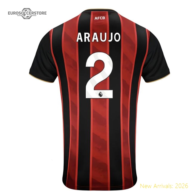 2025-2026 Bournemouth Home Shirt (Araujo 2)-Football Jersey Hub