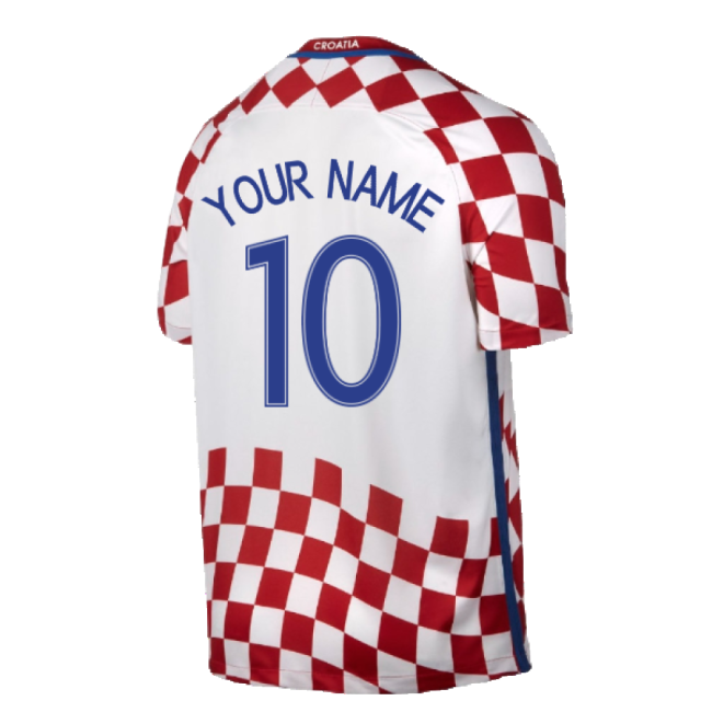 Croatia 2016-17 Home Shirt ((Very Good) XXL) (Your Name)-Football Jersey Hub