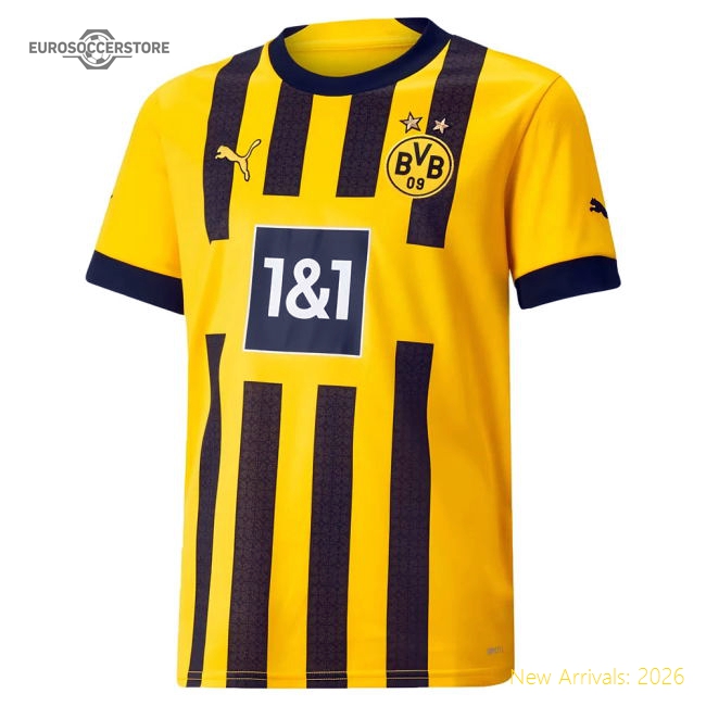 2022-2023 Borussia Dortmund Home Shirt (Kids) (HAALAND 9)-Football Jersey Hub
