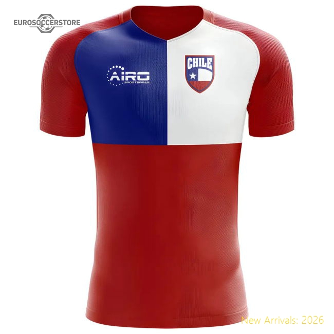 2025-2026 Chile Flag Concept Football Shirt - Womens-Football Jersey Hub