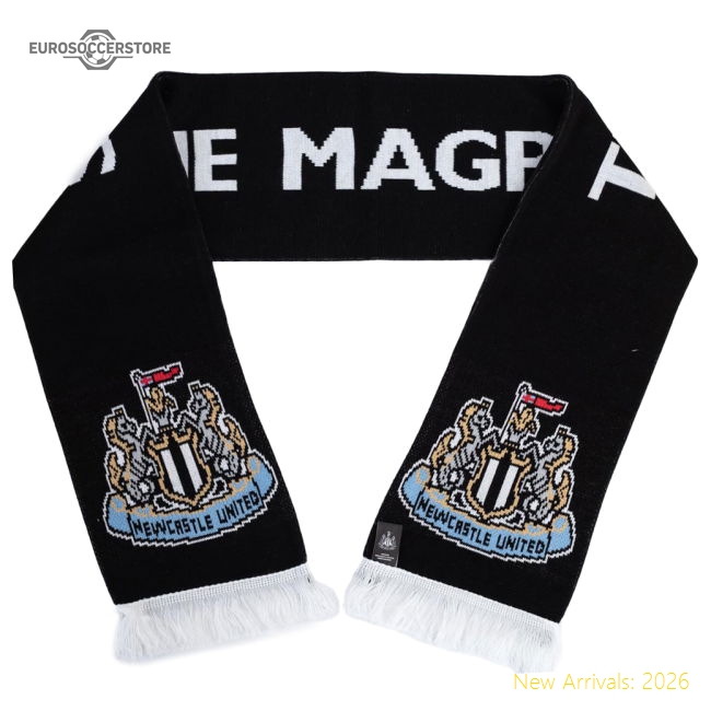 Newcastle United FC Magpies Scarf-Football Jersey Hub
