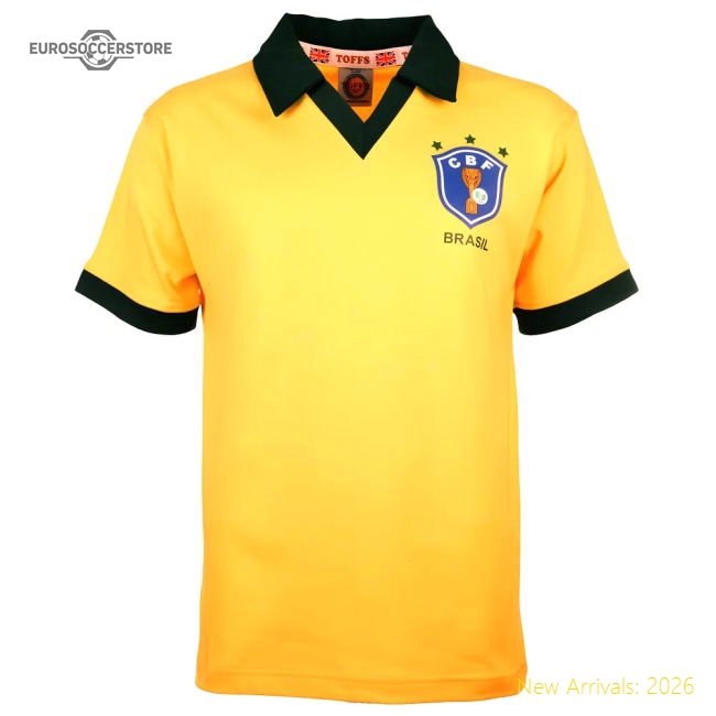 Brazil 1986 World Cup Retro Football Shirt-Football Jersey Hub