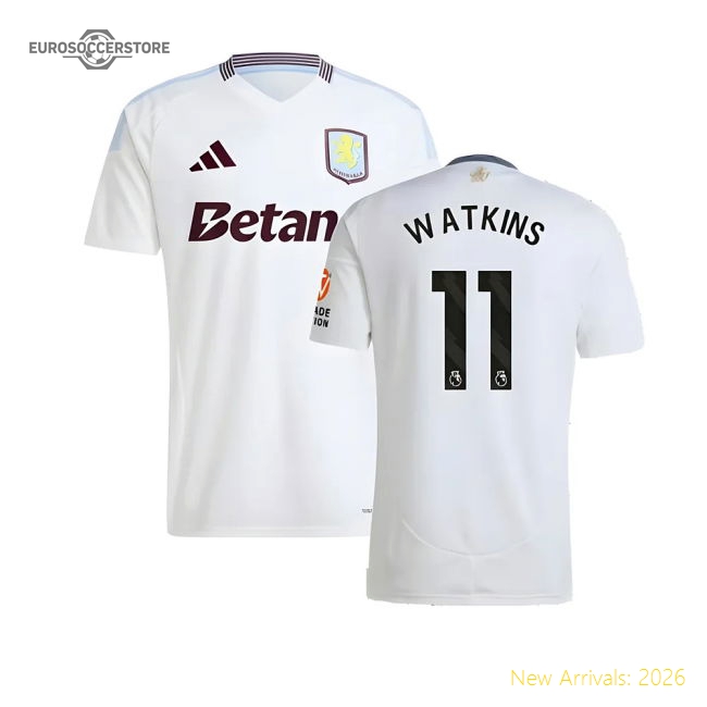2024-2025 Aston Villa Away Shirt (Watkins 11)-Football Jersey Hub