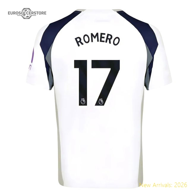 2025-2026 Tottenham Hotspur Home Shirt (Romero 17)-Football Jersey Hub